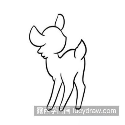 超可爱的小鹿简笔画怎么画 灵动的小鹿简笔画绘制教程