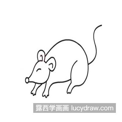 可爱的小老鼠绘制教程 漂亮的小老鼠怎么画简单