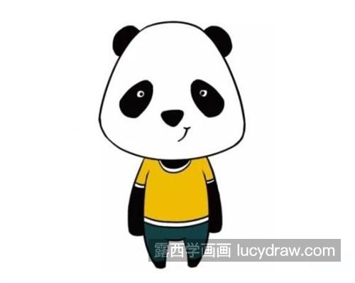 超可爱的熊猫简笔画怎么画 简单的熊猫绘制教程