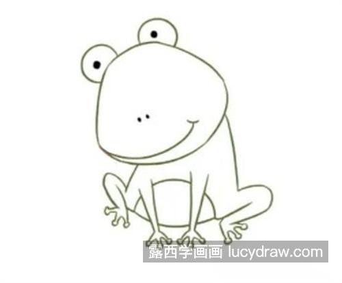 看起来很简单的青蛙简笔画怎么画 精致的青蛙简笔画绘制教程