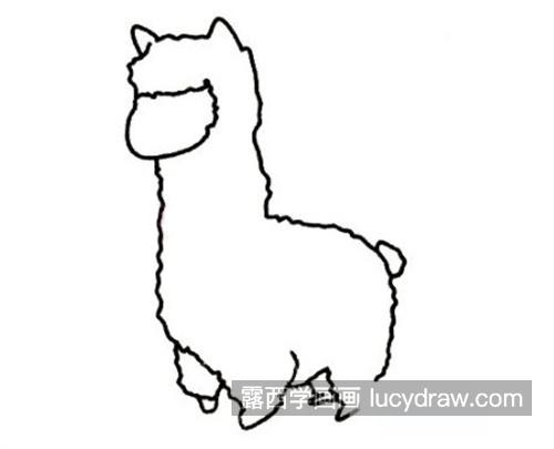 卡通可爱的小绵羊简笔画怎么画 有趣的小绵羊绘制教程