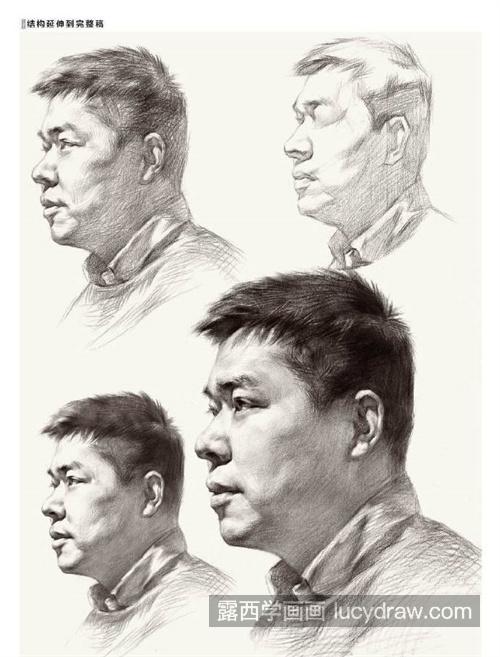 素描人物头像的基本步骤和要点 素描人头像结构干货分享 