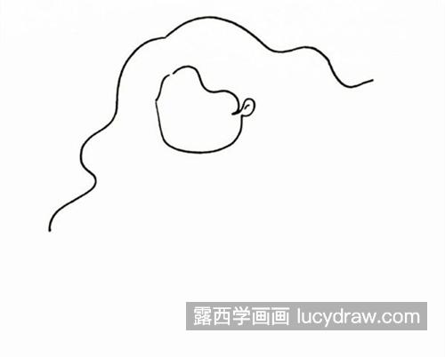 公主女王美人鱼简笔画教程 简单又漂亮美人鱼简笔画怎么画