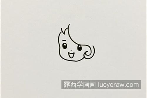 简单又漂亮美人鱼简笔画怎么画 美人鱼简笔画儿童画步骤图