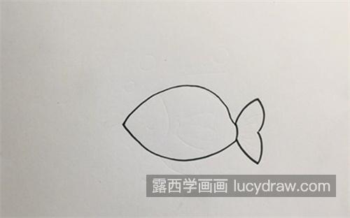 彩色简单又好看金鱼简笔画教程 带颜色金鱼简笔画图片大全