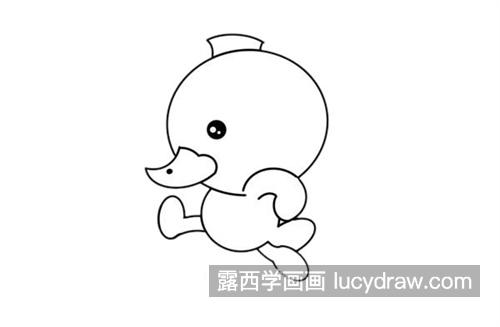 简单又好看鸭子的简笔画带步骤教学 最简单的鸭子的简笔画怎么画