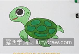 最简单的乌龟简笔画怎么画 简单又可爱乌龟简笔画图片大全大图