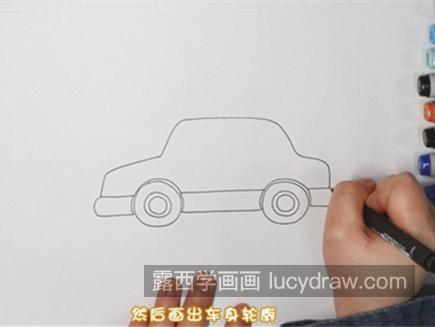 简单漂亮警车的简笔画画法教程 简单又好看警车的简笔画怎么画