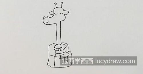 简单又好看长颈鹿的简笔画画法 简单又漂亮长颈鹿简笔画带步骤教学