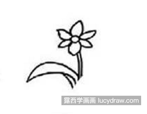 简单好看水仙花怎么画画法教学 带颜色水仙花的简笔画怎么画