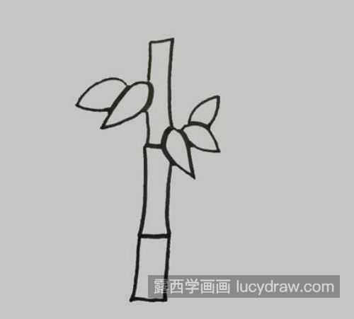 简单竹子的简笔画图片大全大图 简单又漂亮竹子的简笔画带步骤教学