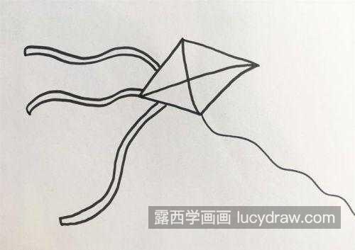 漂亮彩色风筝简笔画怎么画 简单又漂亮风筝简笔画画法教学