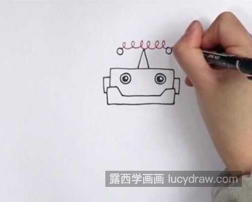 简单又帅气机器人的简笔画带步骤画法 最酷的机器人的简笔画图片大全