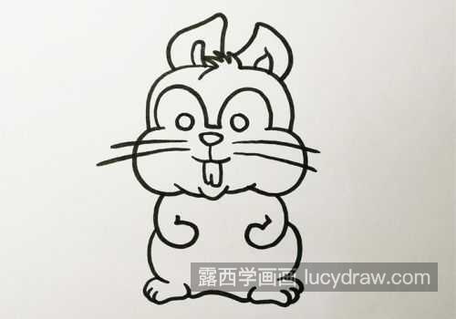 可爱卡通松鼠简笔画画法教学 彩色可爱松鼠简笔画怎么画