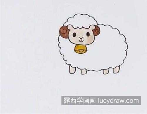 简单又可爱小羊简笔画图片大全 可爱带颜色小羊简笔画怎么画