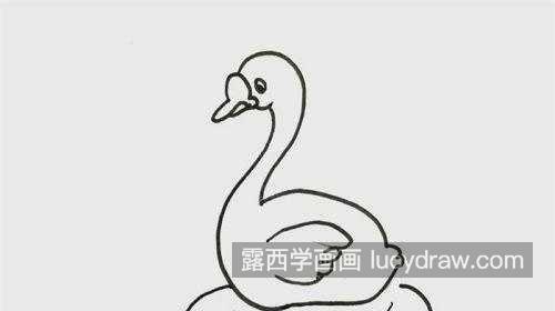 简单又漂亮天鹅简笔画怎么画 漂亮的天鹅简笔画儿童画教程