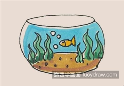 可爱金鱼简笔画儿童画图片大全 简单又好看金鱼简笔画画法教程