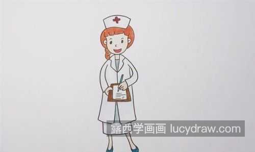 既好看又美观护士的简笔画怎么画 带颜色护士的简笔画图片大全