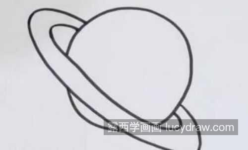 彩色可爱星球简笔画图片大全 简单漂亮星球简笔画教学