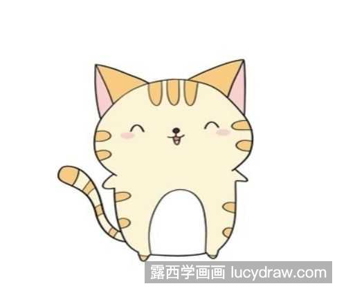 简单又可爱小猫咪简笔画画法教程 又可爱又漂亮小猫咪简笔画怎么画