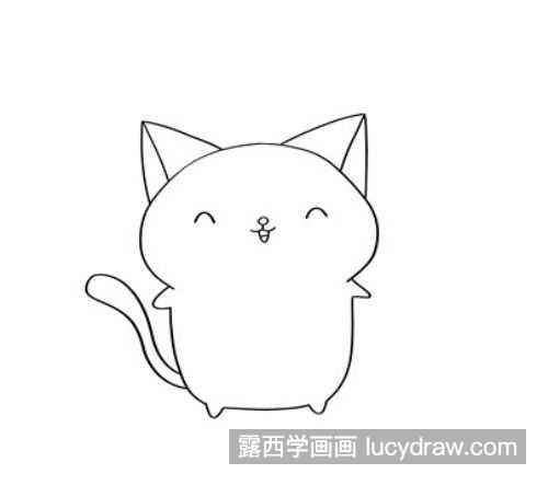 简单又可爱小猫咪简笔画画法教程 又可爱又漂亮小猫咪简笔画怎么画