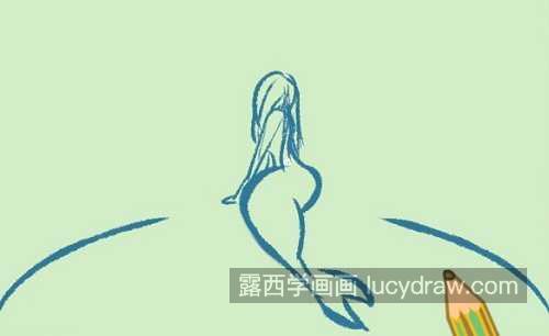 幼儿园简单美人鱼简笔画带步骤教学 简单漂亮美人鱼公主简笔画怎么画