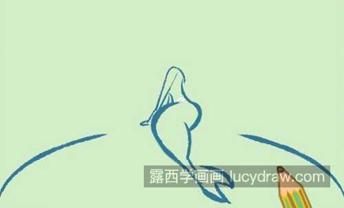 幼儿园简单美人鱼简笔画带步骤教学 简单漂亮美人鱼公主简笔画怎么画