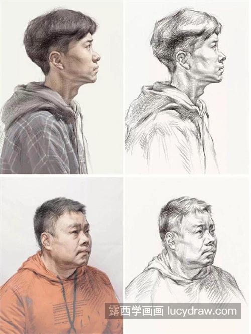 全面实用素描头像拿高分技巧教程 零基础详解素描头像画法