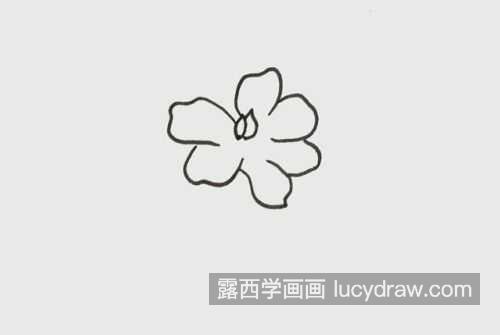 带颜色栀子花简笔画图片大全 简单漂亮栀子花简笔画教程