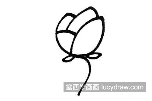 简单漂亮玫瑰花简笔画画法教学 最简单又漂亮玫瑰花简笔画怎么画