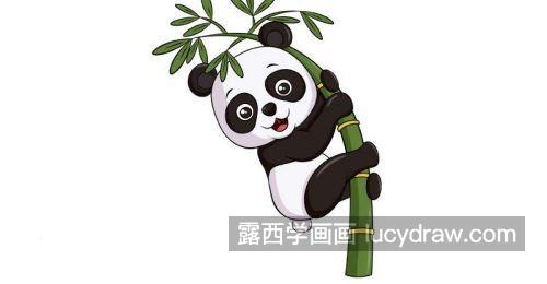 可爱萌萌哒熊猫简笔画图片大全 简单又漂亮可爱熊猫简笔画教学