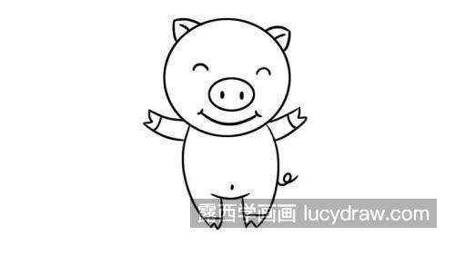可爱又简单小猪简笔画一步一步画法 又简单又漂亮小猪简笔画怎么画