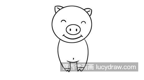 可爱又简单小猪简笔画一步一步画法 又简单又漂亮小猪简笔画怎么画