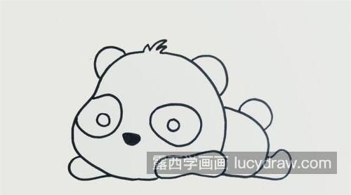 可爱萌萌哒熊猫简笔画一步一步教程 可爱简单熊猫简笔画图片大全