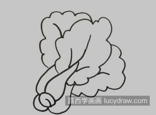 又好看又漂亮青菜简笔画带步骤画法 简单彩色青菜简笔画教程