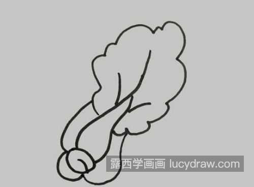 又好看又漂亮青菜简笔画带步骤画法 简单彩色青菜简笔画教程