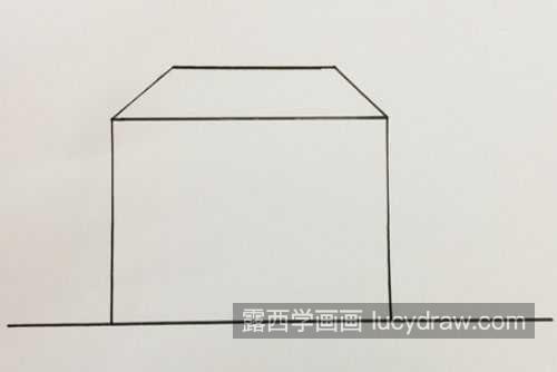 彩色可爱商场简笔画图片大全 简单好看商场的简笔画怎么画