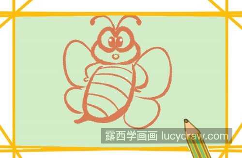 漂亮带颜色蜜蜂简笔画怎么画 简单又漂亮蜜蜂简笔画带步骤画法