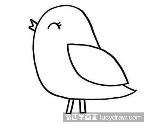 简单又漂亮小鸟简笔画儿童画带步骤画法 彩色飞翔小鸟简笔画怎么画