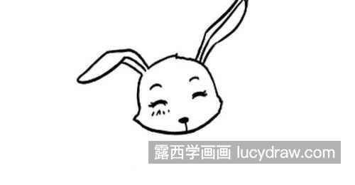 彩色吃月饼的小兔子简笔画怎么画 可爱简单爱吃月饼的小兔子带步骤画法