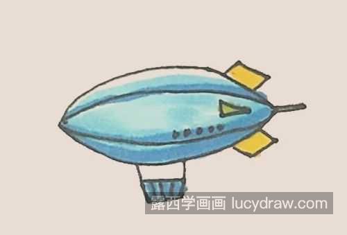 彩色潜水艇简笔画儿童画怎么画 带颜色好看潜水艇简笔画教学