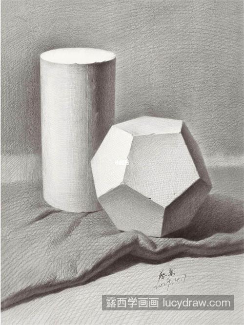 美术生几何体结构素描画法教程 从零开始学绘画几何体素描教学大全