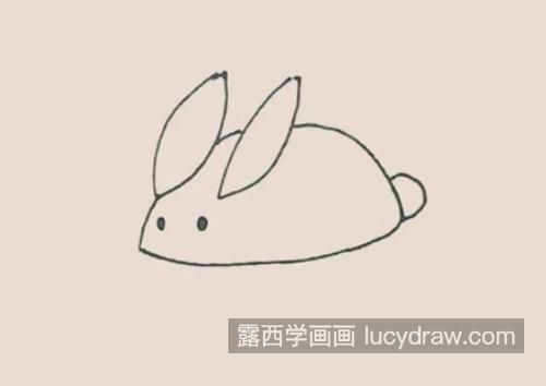 可爱卡通兔子简笔画带步骤画法 简单可爱兔子简笔画一步一步教学