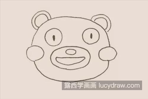 特别好看熊本熊简笔画画法图解 简单又好看熊本熊简笔画教程