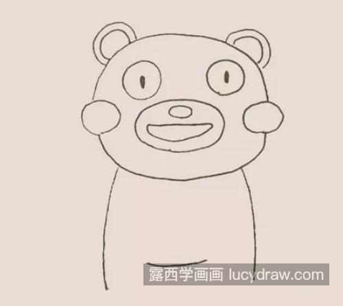 特别好看熊本熊简笔画画法图解 简单又好看熊本熊简笔画教程