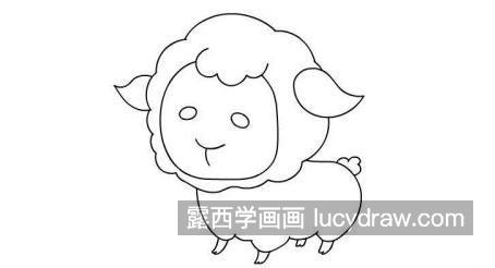带颜色小羊简笔画怎么画 简单又可爱小羊简笔画画法图解