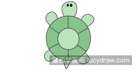 彩色版可爱小乌龟简笔画图片大全 简单又可爱小乌龟简笔画画法