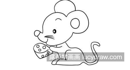 呆萌又漂亮老鼠的简笔画一步一步教程 可爱简单老鼠的简笔画教学