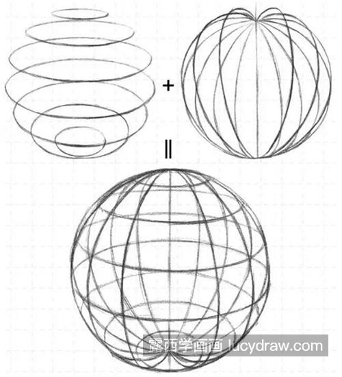 素描入门球体画法的步骤分析 几何体圆球体的素描超详细画法