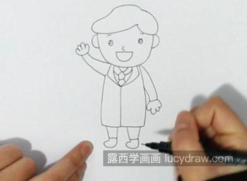 简单又漂亮医生简笔画怎么画 好看简单医生简笔画一步一步教学